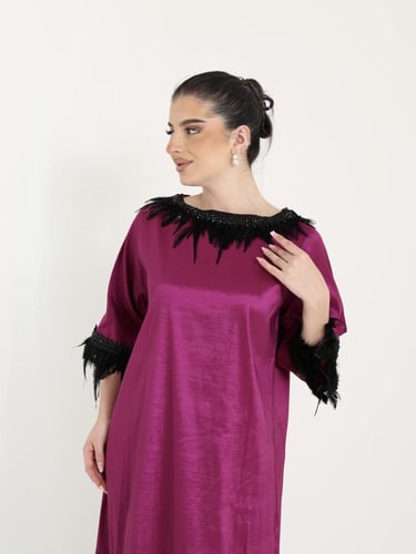 جلابيه تفته فوشي وريش