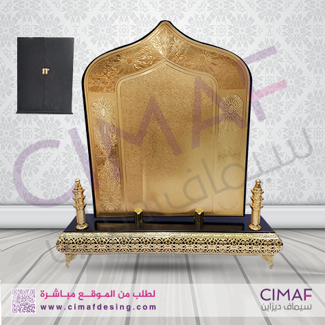 درع اكريلك مع علبة قطيفة