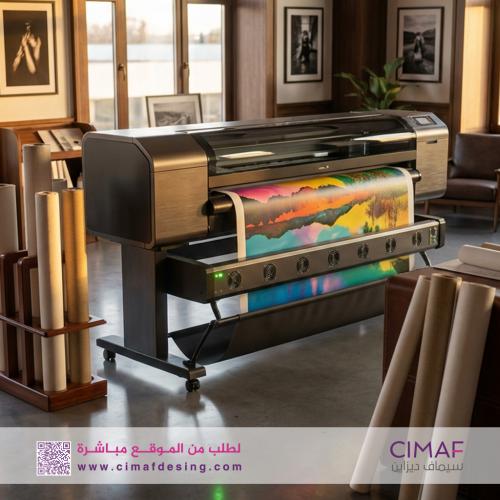 طباعة كانفس بالمتر ..جودة ودقة