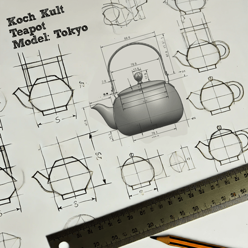 ابريق ستيل طوكيو 0.5 لتر KOCH KULT TOKYO