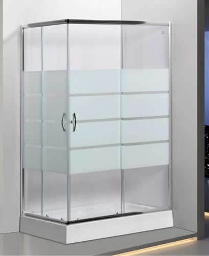 شاور بوكس S80120 مستطيل ابيض