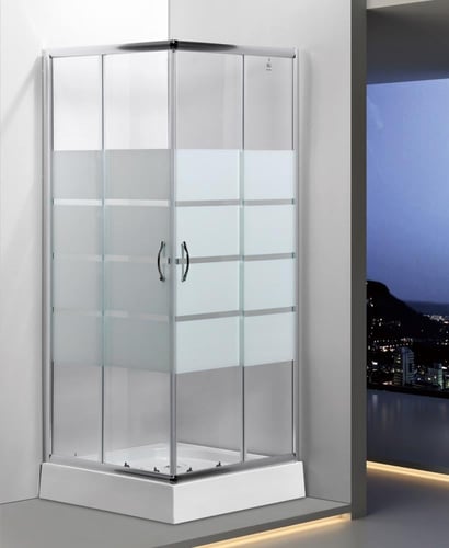 شاور بوكس S8080 مربع ابيض