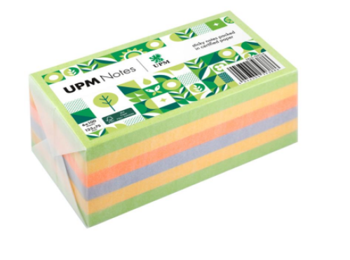 UPM Notes Environmentally Friendly Spring Color St...