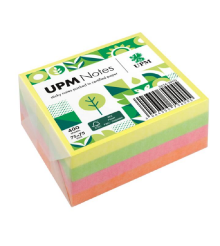 UPM Notes Environmentally Friendly Shiny Color Sti...