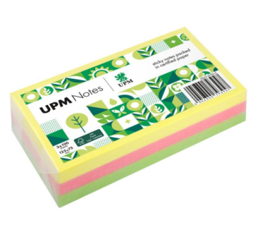 UPM Notes Environmentally Friendly Shiny Color Sti...