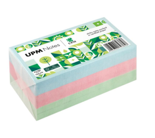 UPM Notes Environmentally Friendly Pastel Color St...