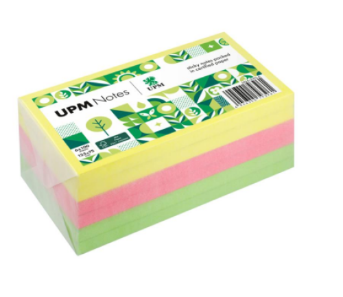 UPM Notes Environmentally Friendly Shiny Color Sti...