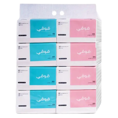 Govyy 500 Sheet Ultra-Soft Single Tissue 3 Layers PK 8pcs