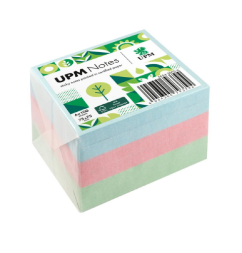 UPM Notes Environmentally Friendly Pastel Color St...