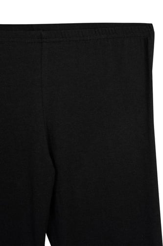 برمودا بناتي طويل أسود خامة قطنية