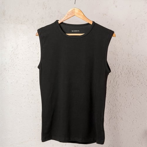 فنيلة رجالي كتافي أسود