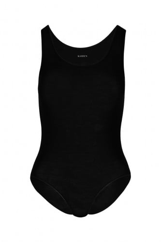 بدي سوت نسائي عريض أسود