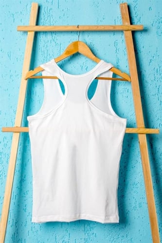 فنيلة رجالي علاقي سبورت أبيض