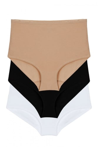 كيلوت نسائي أسود (طقم 3 قطع)