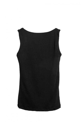 بدي نسائي قصير خامة مودال عريض أسود