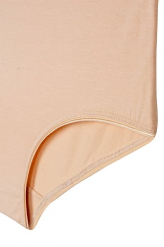 كيلوت نسائي بيج وسط عالي (طقم 3 قطع)