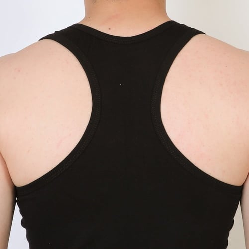 فنيلة رجالي علاقي سبورت أسود