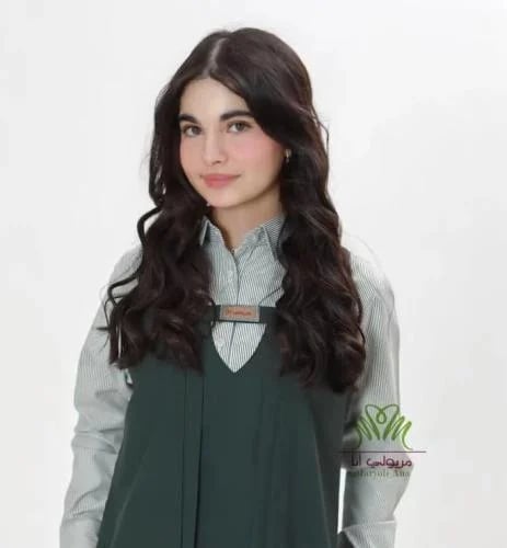 Olive green striped shirt