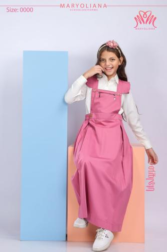 Pink apron elementary, sack with a strap