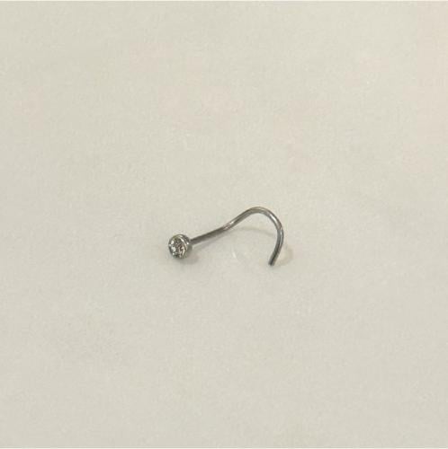 Screw Nose Ring - 22GA