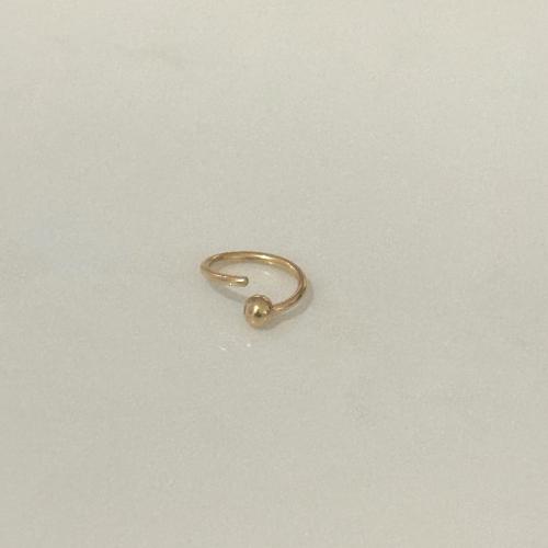 Bendable Bead Ring - Gold
