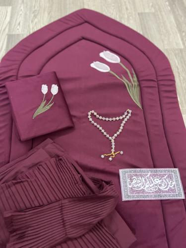 أطقم صلاة . شرشف مرد+سجاده+بيت مصحف+سبحه هديه