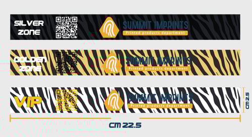 أساور تايفيك بطباعة تصميمك الخاص و رمز QR Code عدد...