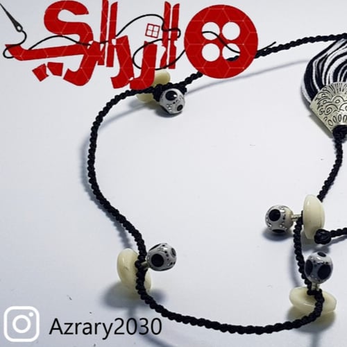 تركيبات عظم من ازراري لاناقة الثوب السعودي