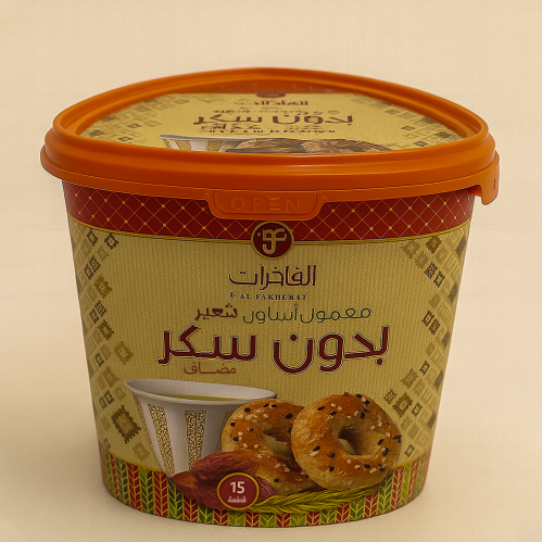 معمول أساور شعير بدون سكر مضاف