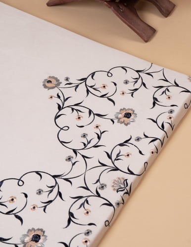 سجادة طبية ميموري فوم مطرزه كحلي غامق