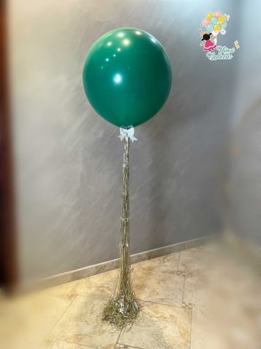 بالون هيليوم كبير XL أخضر أو أبيض