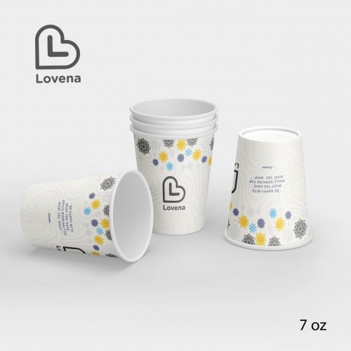 أكواب لوڤينا الورقية