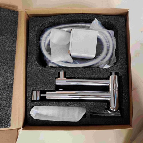 شطاف جداري مع خلاط وصباب متحرك - بيروجيا اسود مطفي