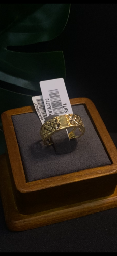 خاتم ذهب عيار 21