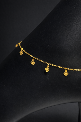 خلخال ذهب عيار 21 وزن 0.94