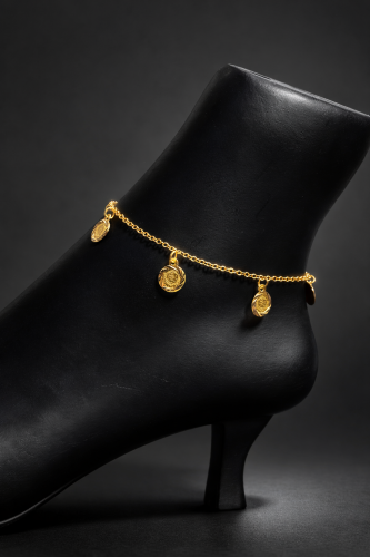 خلخال الجنيهات عيار 21 وزن 2.41 جرام