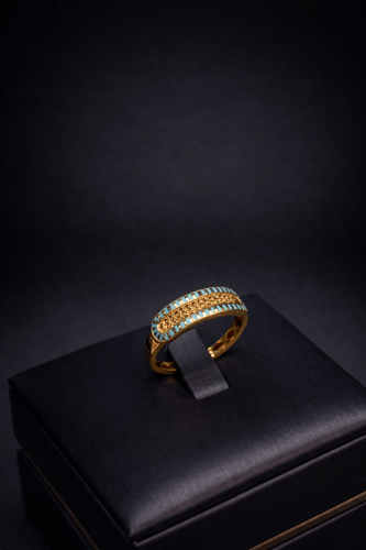 طقم اسوارة مع خاتم عيار 21 وزن 14.98 جرام