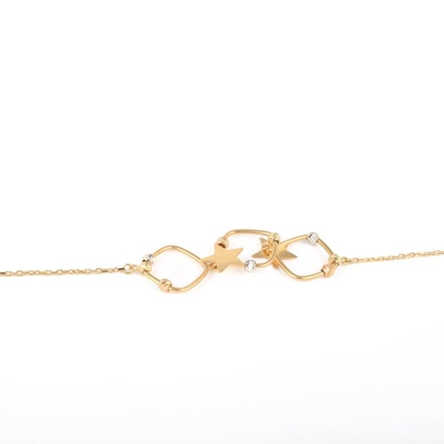 اسوارة ذهب عيار 18 بوزن 3.42 جرام - اسوارة هامه