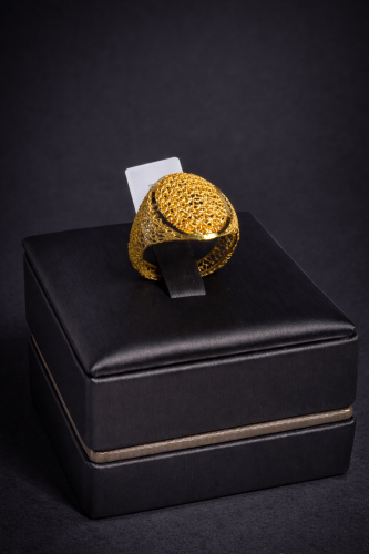 خاتم ذهب عيار 21 وزن 2.9 جرام