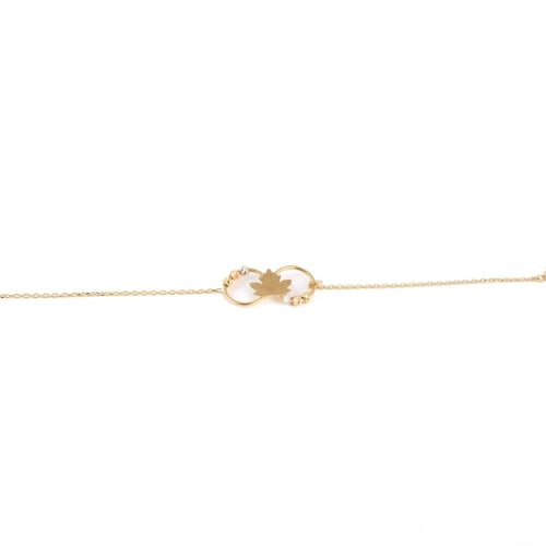 أسوارة ذهب عيار 18 بوزن 2.51 جرام - اسوارة لهفة