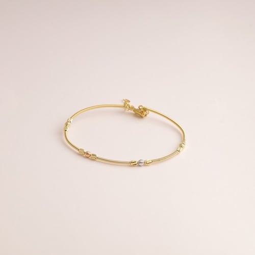 اسوارة ذهب ناعمه عيار 18 بوزن 4.31 جرام - اسوارة ا...