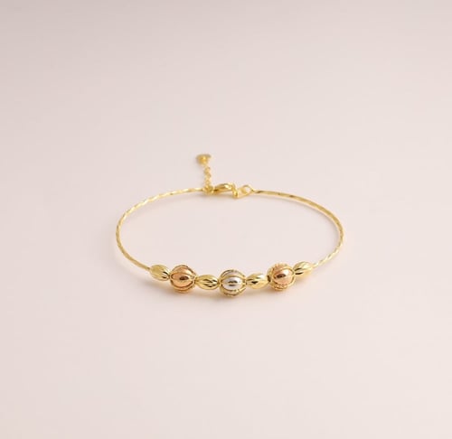 اسوارة ذهب عيار 18 بوزن 5 جرام - اسوارة الغنى