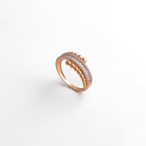 خاتم ذهب عيار 18 بوزن 2 جرام تقريبا - خاتم نجديه