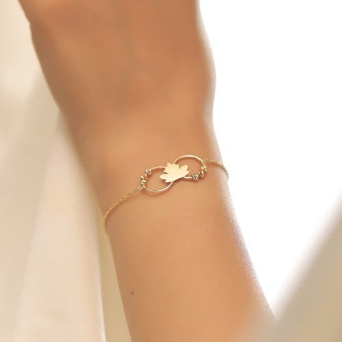 أسوارة ذهب عيار 18 بوزن 2.51 جرام - اسوارة لهفة