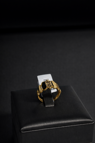 خاتم ذهب عيار 21 وزن 2.16 جرام