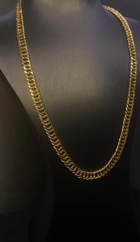 عقد الجنزير عيار 21 وزن 16.05 جرام