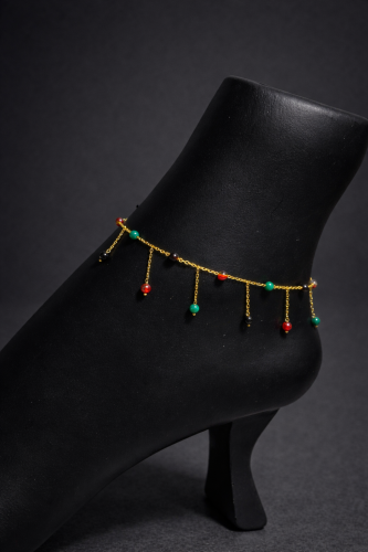 خلخال ذهب عيار 18 وزن 2.65 جرام