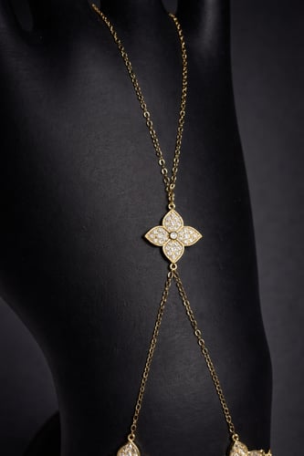 كف ذهب عيار 18 وزن 2.13 جرام