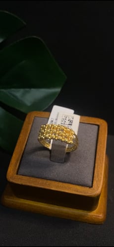 خاتم ذهب عيار 21