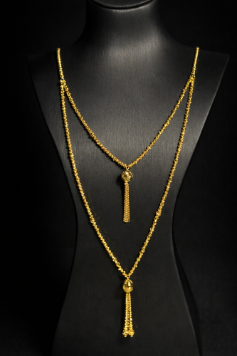 سبحة ذهب دورين عيار 21 وزن 26.63 جرام